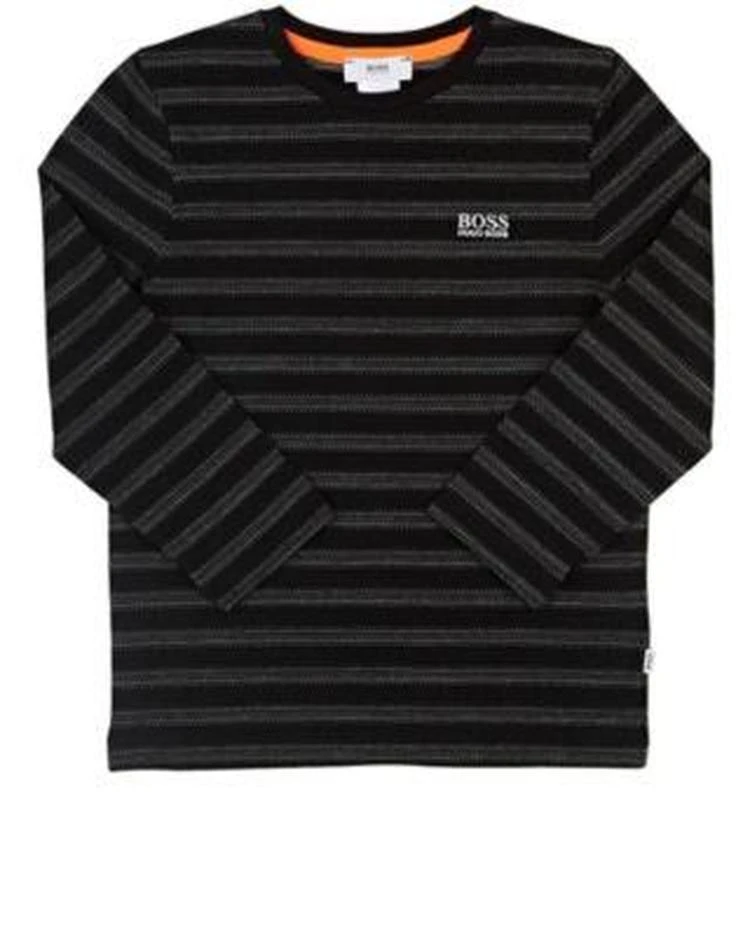 商品Hugo Boss|Striped Cotton-Blend Long-Sleeve T-Shirt,价格¥317,第1张图片