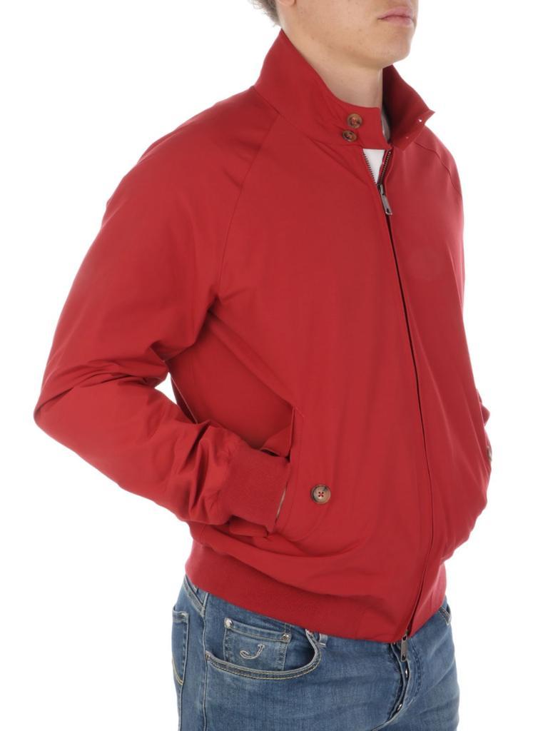 商品Baracuta|Baracuta Men's  Red Cotton Outerwear Jacket,价格¥3127,第4张图片详细描述