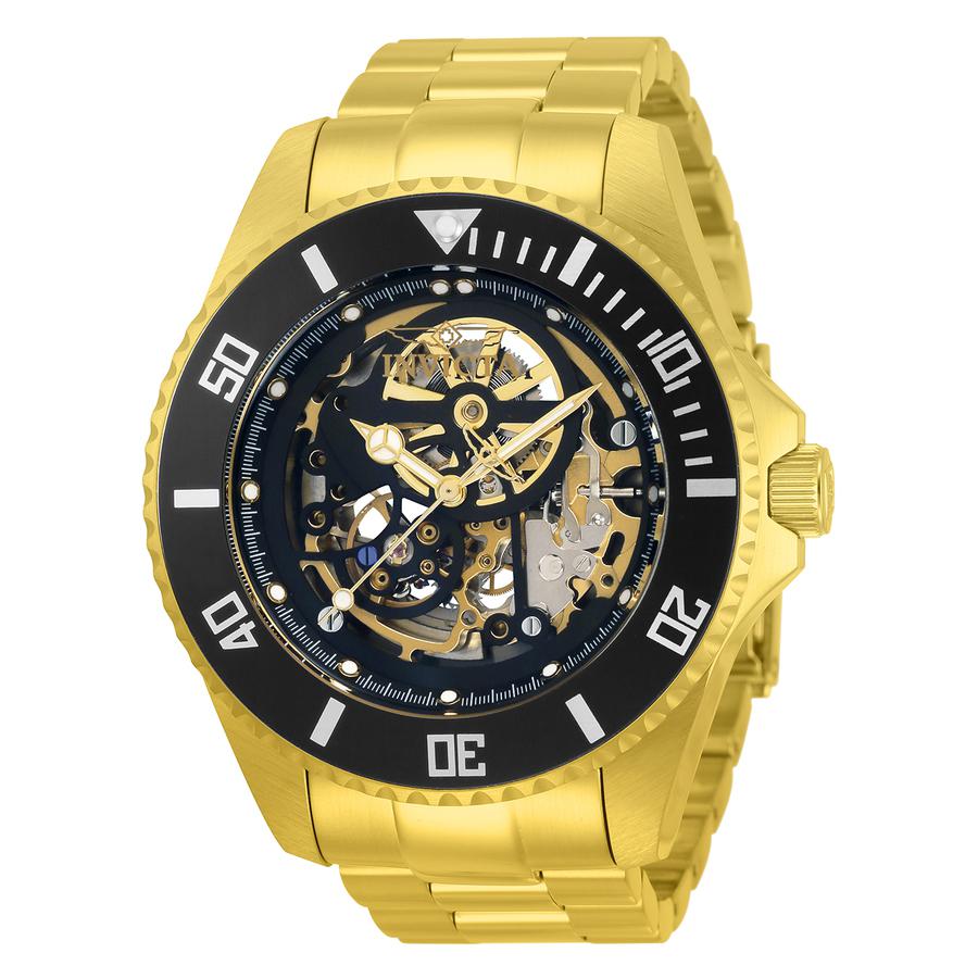 Invicta Pro Diver Automatic Black Dial Mens Watch 33797商品第1张图片规格展示