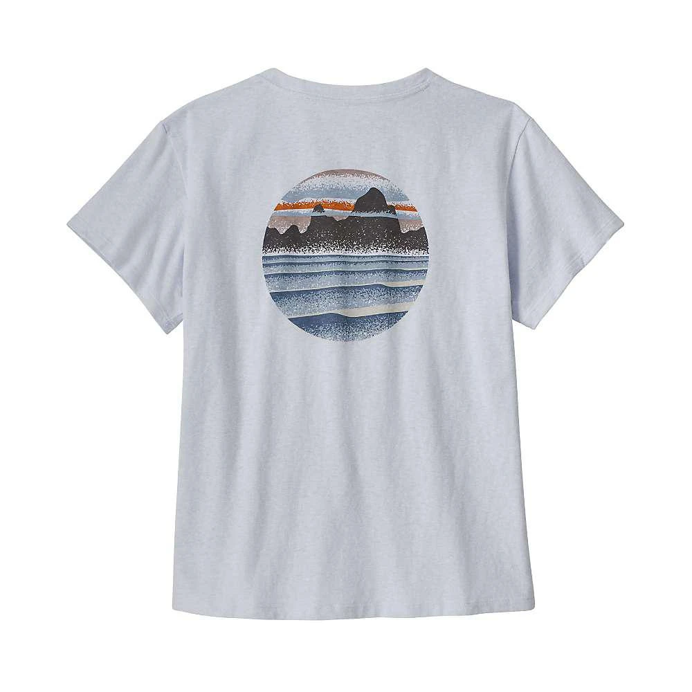 商品Patagonia|Women's Skyline Stencil Responsibili Tee,价格¥215,第3张图片详细描述