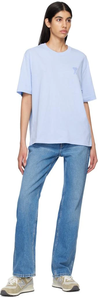 商品AMI|Blue Ami de Cœur T-Shirt,价格¥1195,第4张图片详细描述