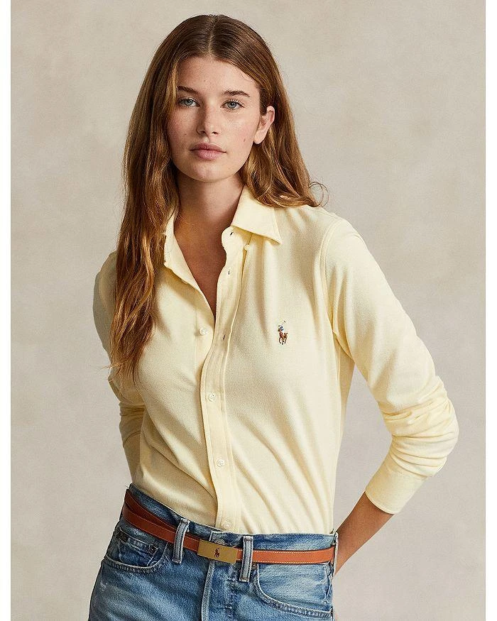 商品Ralph Lauren|Cotton Mesh Oxford Shirt,价格¥744,第4张图片详细描述