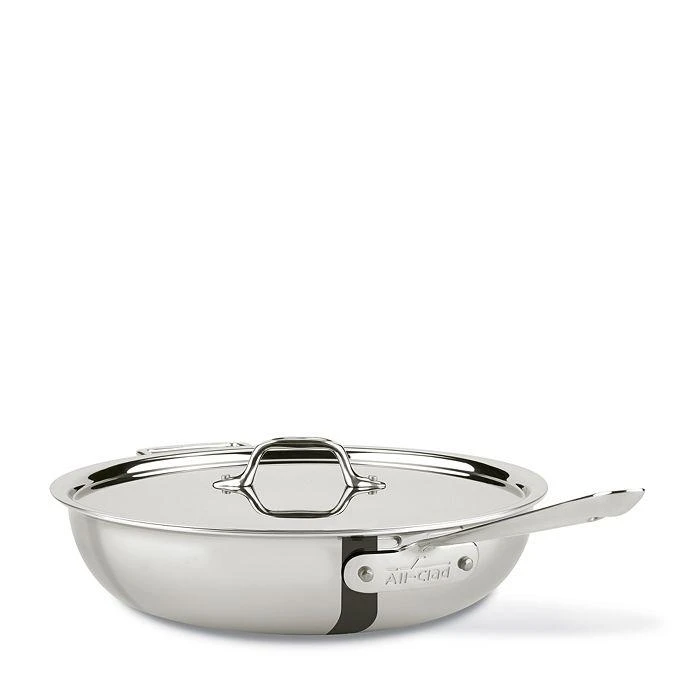 商品All-Clad|All Clad Stainless Steel 4 Quart Weeknight Pan,价格¥1353,第1张图片