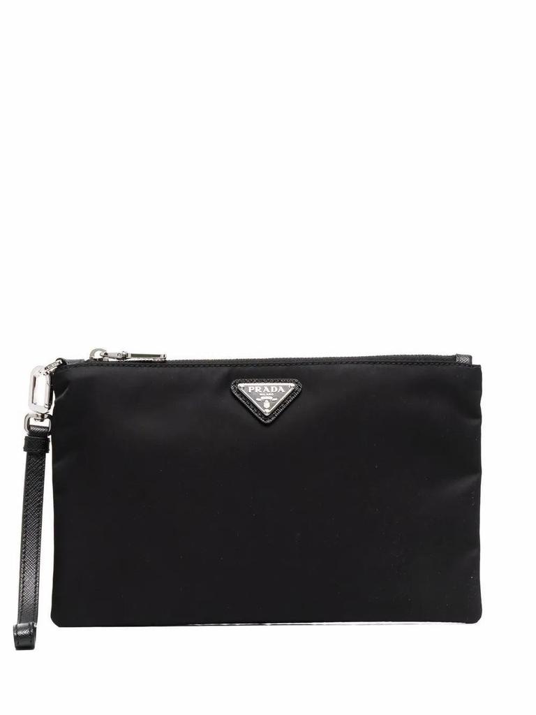 Prada Men's  Black Polyester Wallet商品第1张图片规格展示