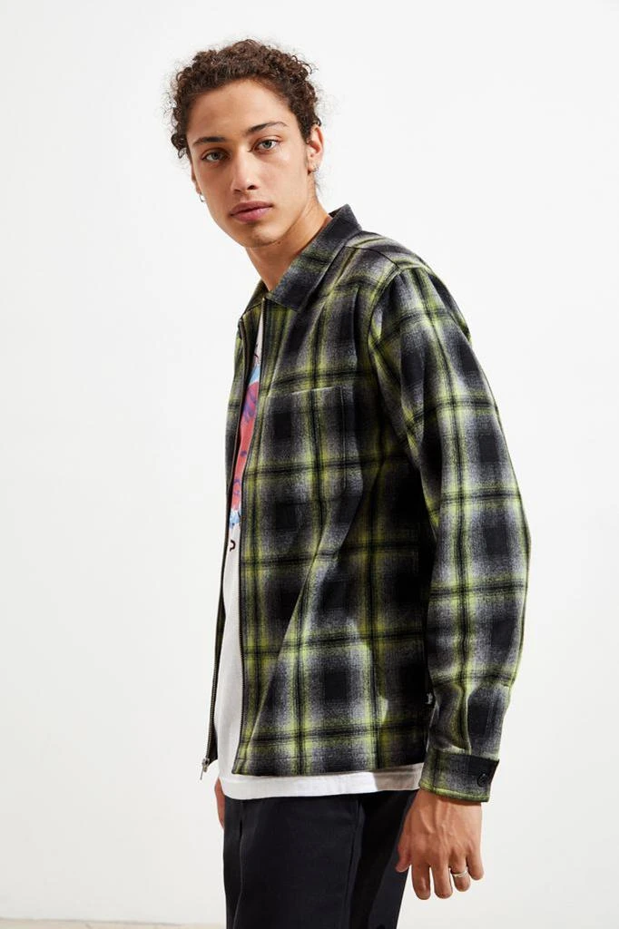 商品STUSSY|Stussy Gunn Plaid Zip-Up Shirt,价格¥955,第4张图片详细描述