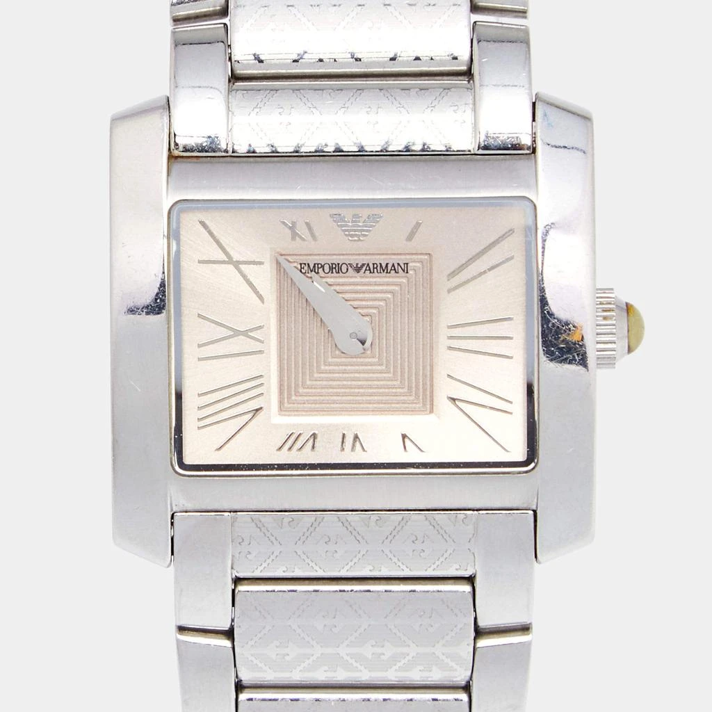 商品[二手商品] Emporio Armani|Emporio Armani Champagne Stainless Steel AR5709 Women's Wristwatch 27 mm,价格¥810,第3张图片详细描述