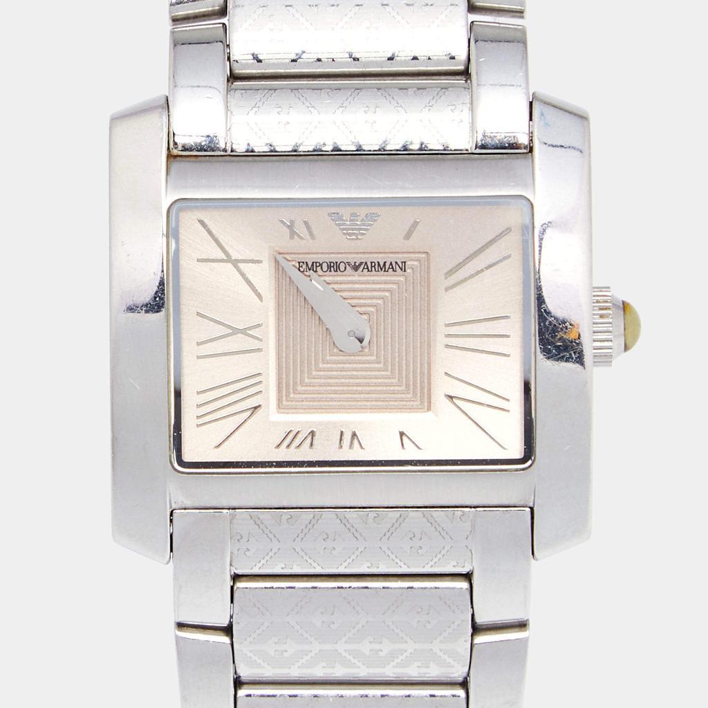 商品[二手商品] Emporio Armani|Emporio Armani Champagne Stainless Steel AR5709 Women's Wristwatch 27 mm,价格¥777,第5张图片详细描述