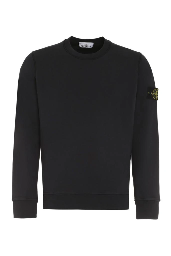 商品Stone Island|Cotton Crew-neck Sweatshirt,价格¥2217,第1张图片