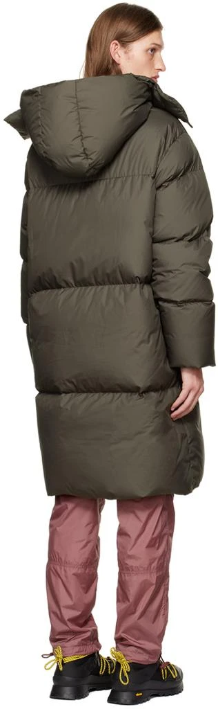 商品Moncler|2 Moncler 1952 Gray Canvey Long Down Jacket,价格¥21351,第3张图片详细描述