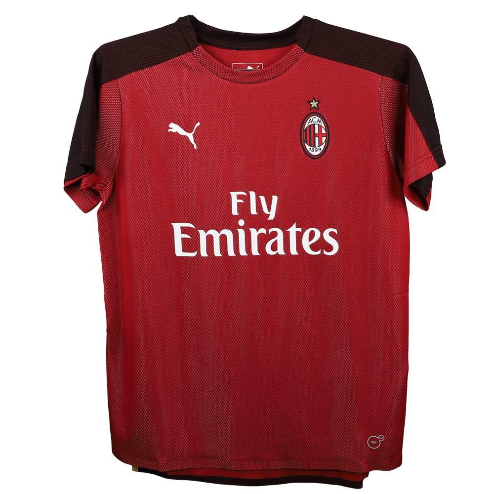 AC Milan Stadium With Sponsor Crew Neck Jersey (Youth)商品第1张图片规格展示