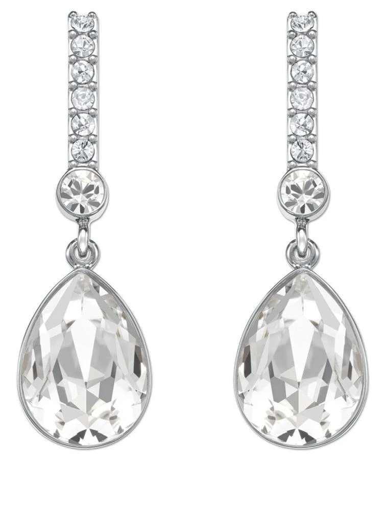 商品Swarovski|Attention Crystal Linear Drop Earrings,价格¥472,第1张图片