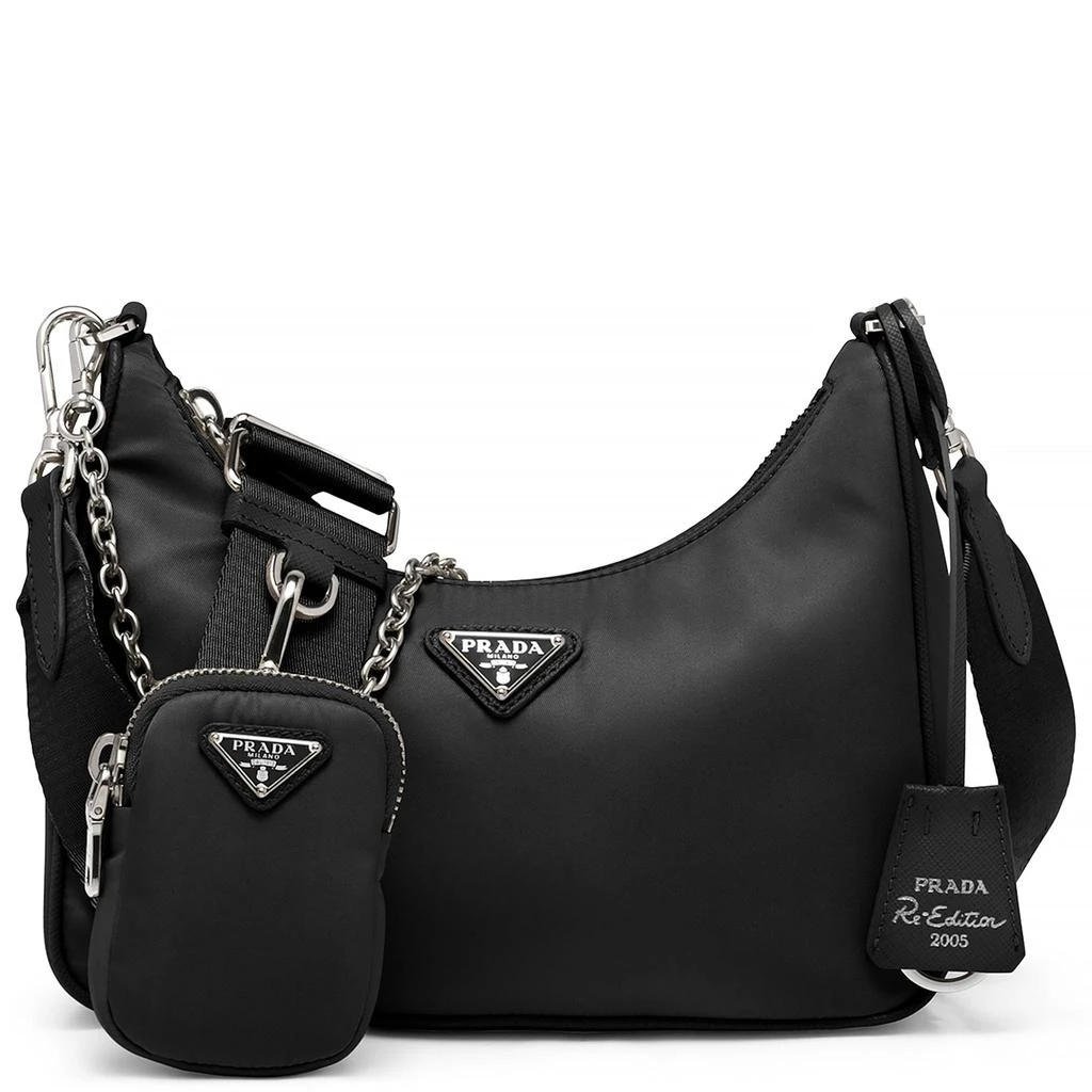 商品Prada|Prada Re-Edition 2005 Re-Nylon Black Bag,价格¥13395,第1张图片