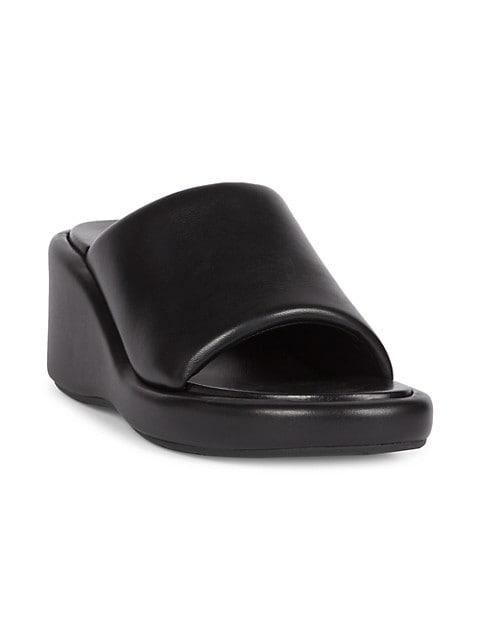 Rise Leather Wedge Sandals商品第2张图片规格展示