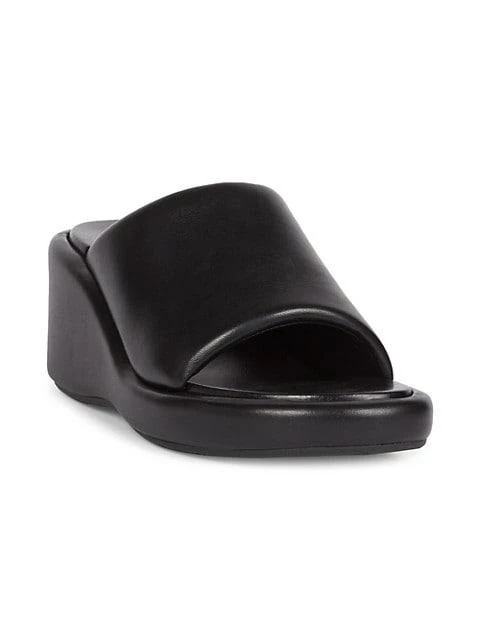 商品Balenciaga|Rise Leather Wedge Sandals,价格¥6413,第2张图片详细描述