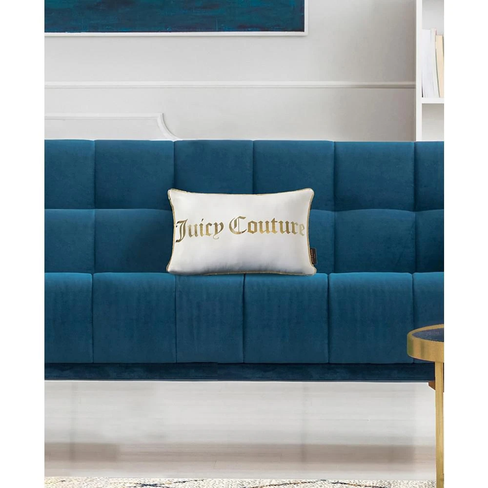 商品Juicy Couture|Gothic Words Decorative Pillow, 14" x 20",价格¥487,第3张图片详细描述