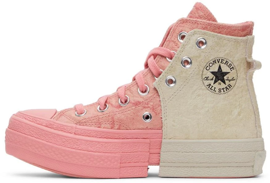 商品Converse|Pink & Beige Feng Chen Wang Edition 2-in-1 Chuck 70 Hi Sneakers,价格¥842,第3张图片详细描述