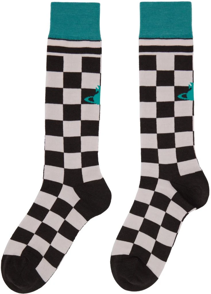 商品Vivienne Westwood|Pink Check Socks,价格¥296,第2张图片详细描述
