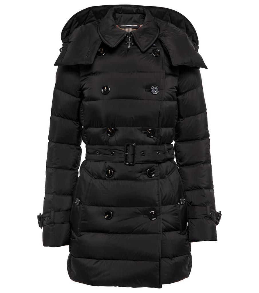 商品Burberry|Belted down coat,价格¥8594,第1张图片