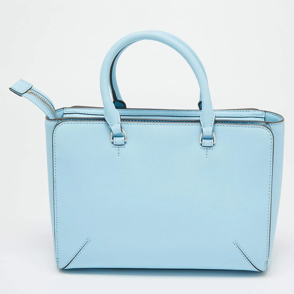 商品Tory Burch|Tory Burch Blue Leather Robinson Tote,价格¥2989,第4张图片详细描述