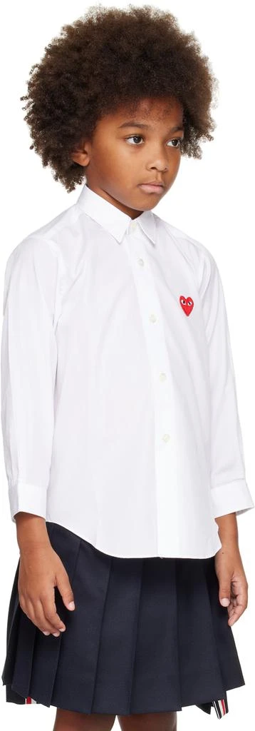 商品Comme des Garcons|白色 Heart 儿童衬衫,价格¥1442,第2张图片详细描述