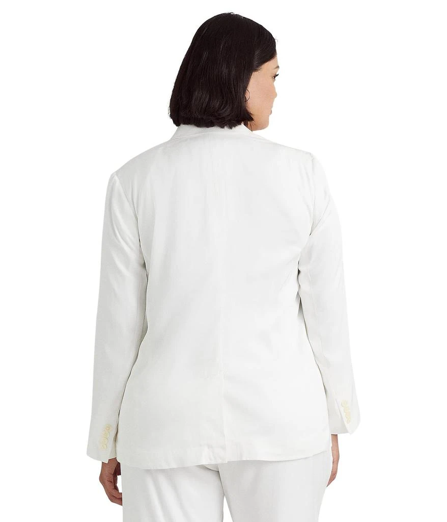 商品Ralph Lauren|Plus Size Linen-Blend Twill Blazer,价格¥892,第2张图片详细描述