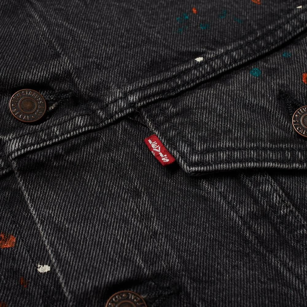 商品Levi's|END. x Levi's 'Painted' Selvedge Trucker Jacket,价格¥727,第3张图片详细描述