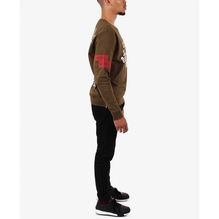 商品Punk Royal|Men's French Terry Graphic Print Sweatshirt,价格¥194,第4张图片详细描述