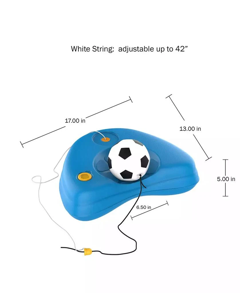 商品Trademark Global|Hey Play Soccer Rebounder - Reflex Training Set With Fillable Weighted Baseand Ball With Adjustable String Attached - Kids Sport Practice Equipment,价格¥329,第3张图片详细描述