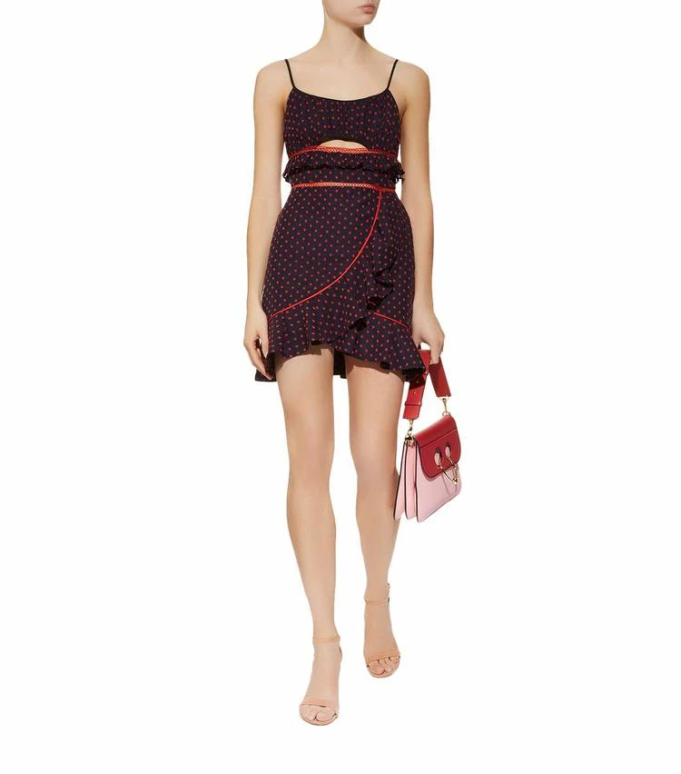 商品Self Portrait|Frilled Plumetis Mini Dress,价格¥1024,第5张图片详细描述