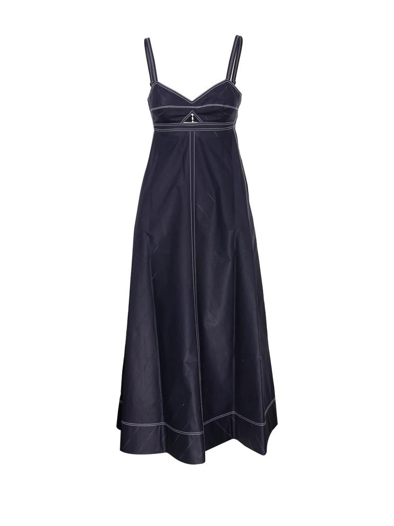 商品Tory Burch|Tory Burch Perforated Poplin Cut-Out Dress,价格¥3393,第1张图片