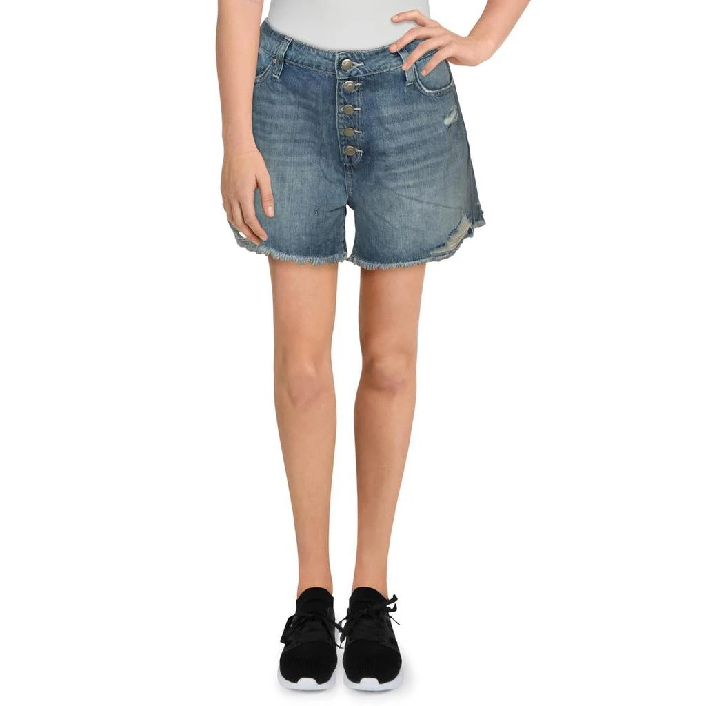 商品Joe's|Joe's Womens High Rise Destroyed Denim Shorts,价格¥84,第1张图片