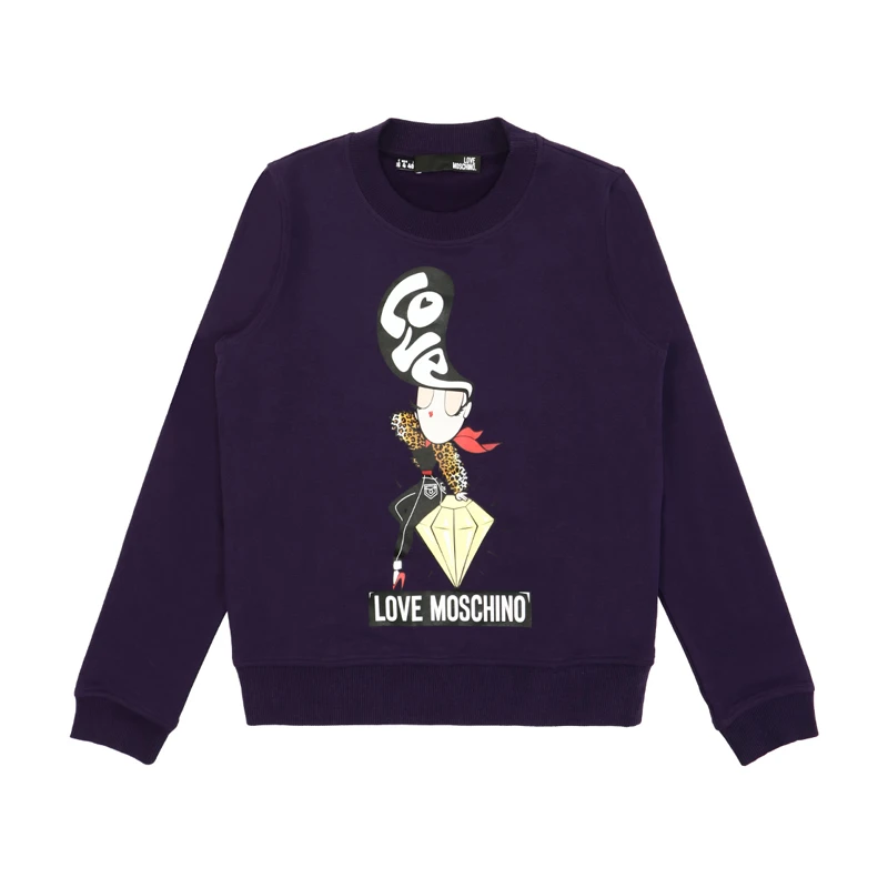 MOSCHINO 深蓝色女士卫衣/帽衫 W631303-E1861-W14 商品