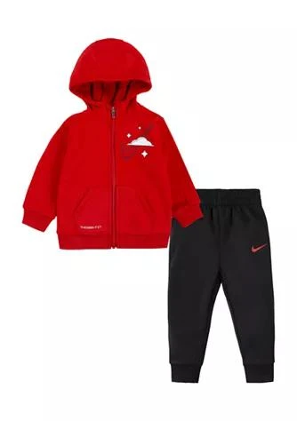 商品NIKE|Toddler Boys Zip Up Graphic Hooded Jacket Set,价格¥186,第1张图片详细描述