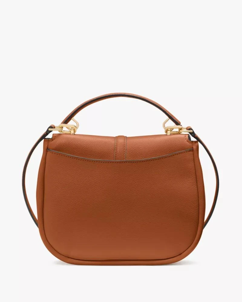 Kayla Pebbled Leather Saddle Bag 商品