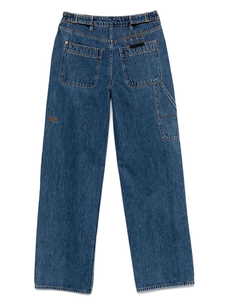 パンツ Ksubi denim jeans Blue W29 Strider Wide Leg Jeans Heritage - Blue Denim | Ksubi ++