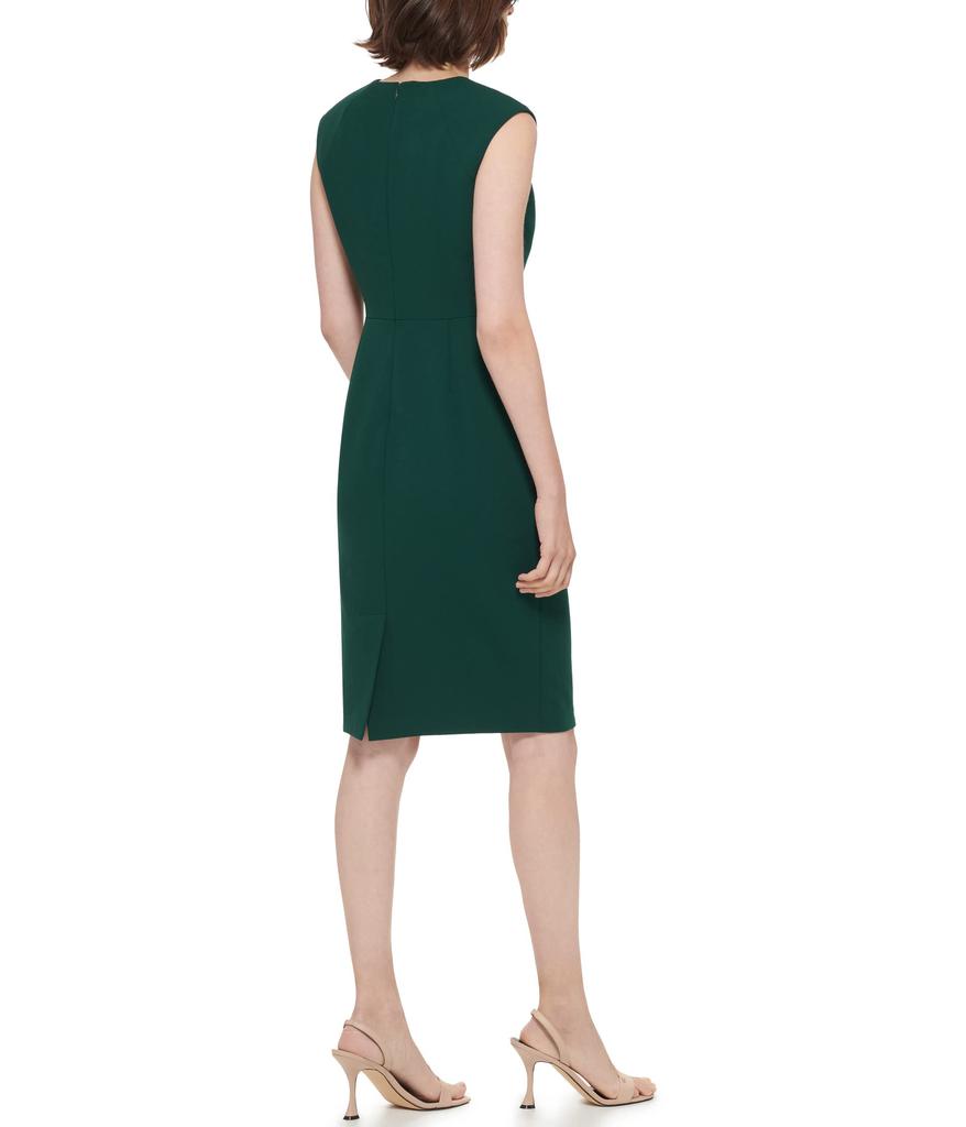 Sleeveless Sheath Dress with Seam Detail商品第2张图片规格展示