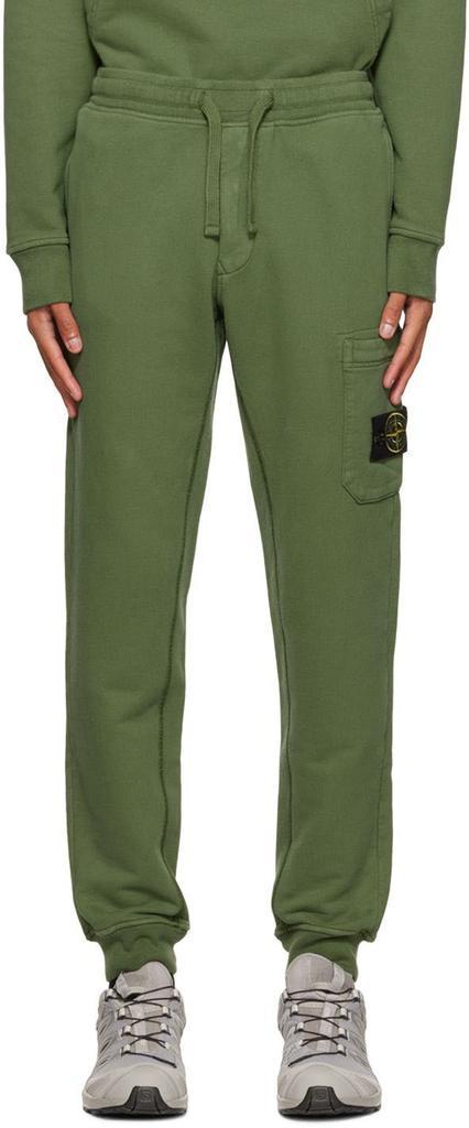 商品Stone Island|Green Patch Lounge Pants,价格¥2903,第1张图片