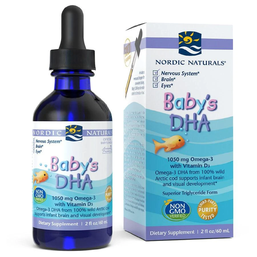 商品Nordic Naturals|婴儿 DHA 补充剂 ,价格¥142,第3张图片详细描述