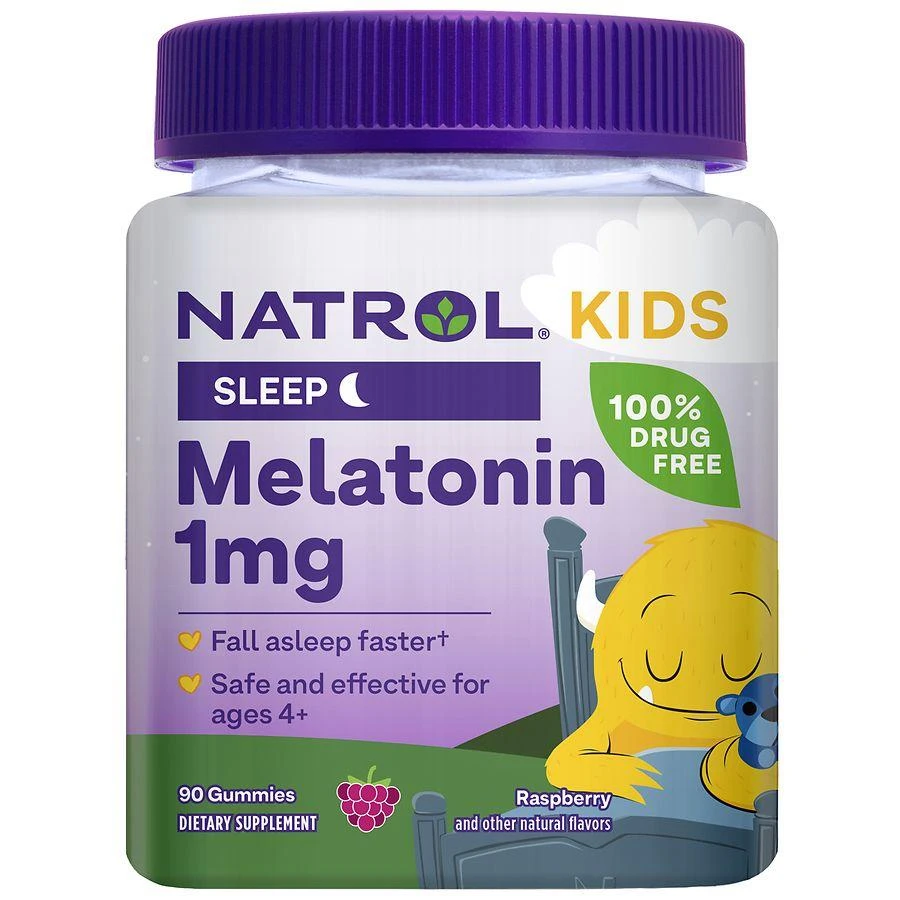 商品Natrol|Kids Melatonin Sleep Support Gummies Berry,价格¥101,第1张图片