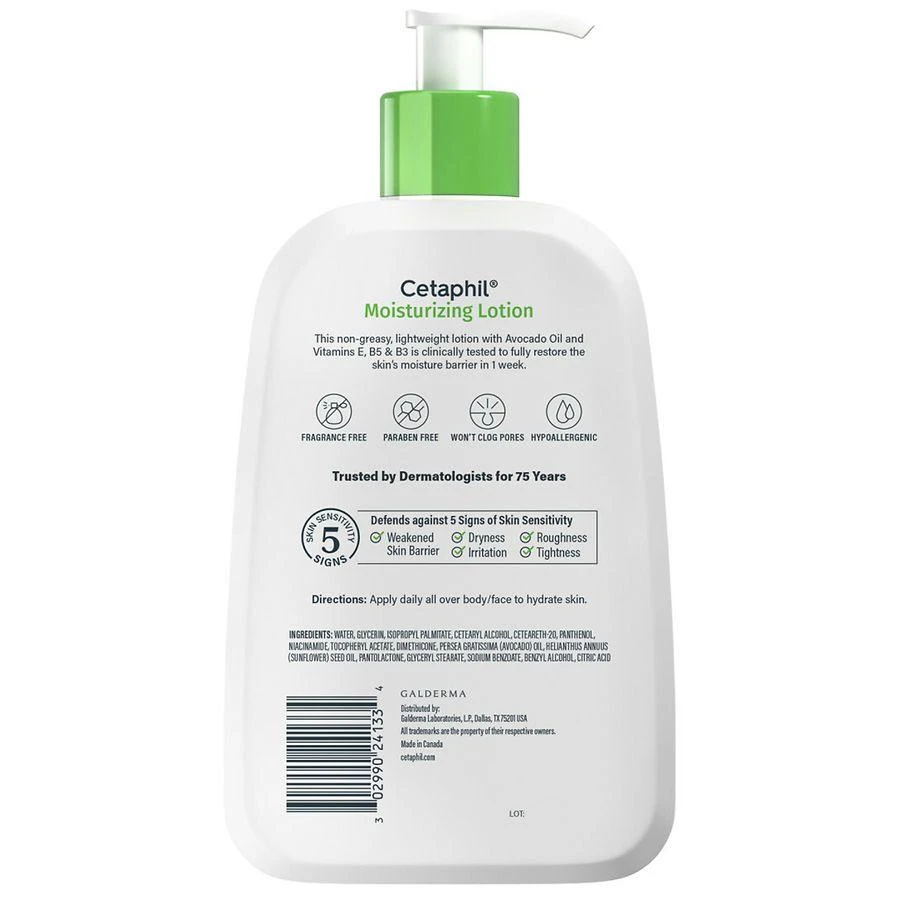 商品Cetaphil|Moisturizing Lotion Unscented,价格¥120,第2张图片详细描述