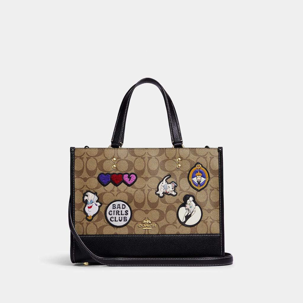 Coach Outlet Disney X Coach Dempsey Carryall In Signature Canvas With Patches商品第1张图片规格展示