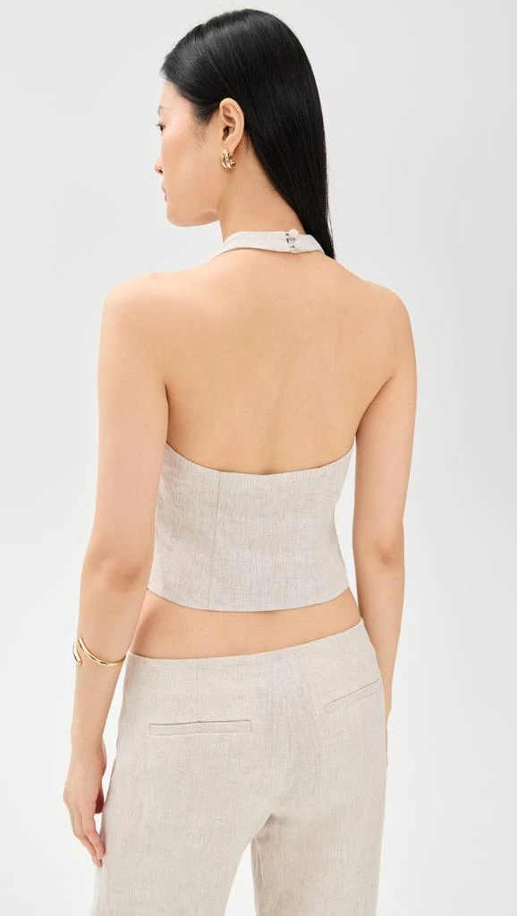 商品Reformation|Sasha Linen Top,价格¥965,第2张图片详细描述