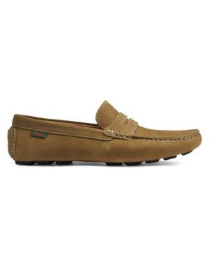 商品G.H. Bass|Davis Moccasin Suede Driving Loafers,价格¥795,第1张图片