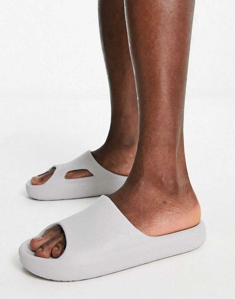 商品Puma|Puma sliders in light grey,价格¥107,第4张图片详细描述