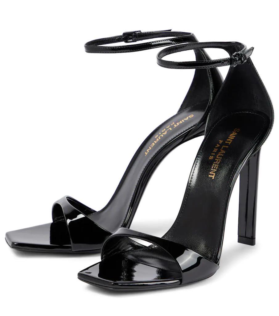 商品Yves Saint Laurent|Bea漆皮凉鞋,价格¥6416,第7张图片详细描述
