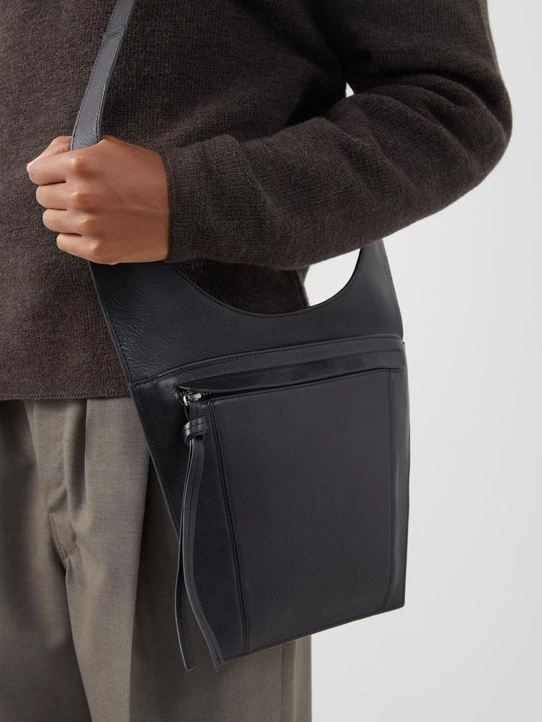 商品Lemaire|Grained-leather cross-body bag,价格¥6076,第3张图片详细描述