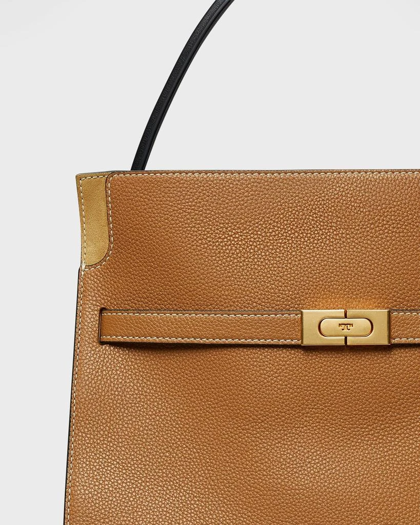 商品Tory Burch|Lee Radziwill Pebbled Leather Double Bag,价格¥10039,第4张图片详细描述