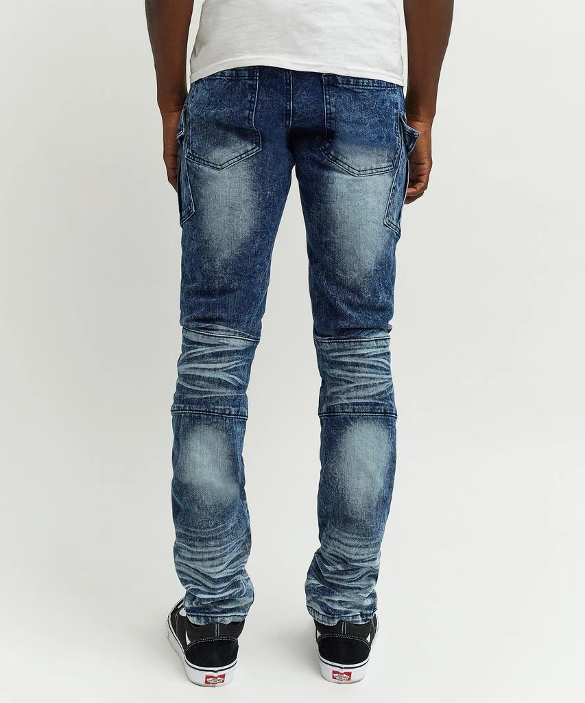 Dwayne Clean Multi Pocket Utility Cargo Denim - Icy Blue 商品