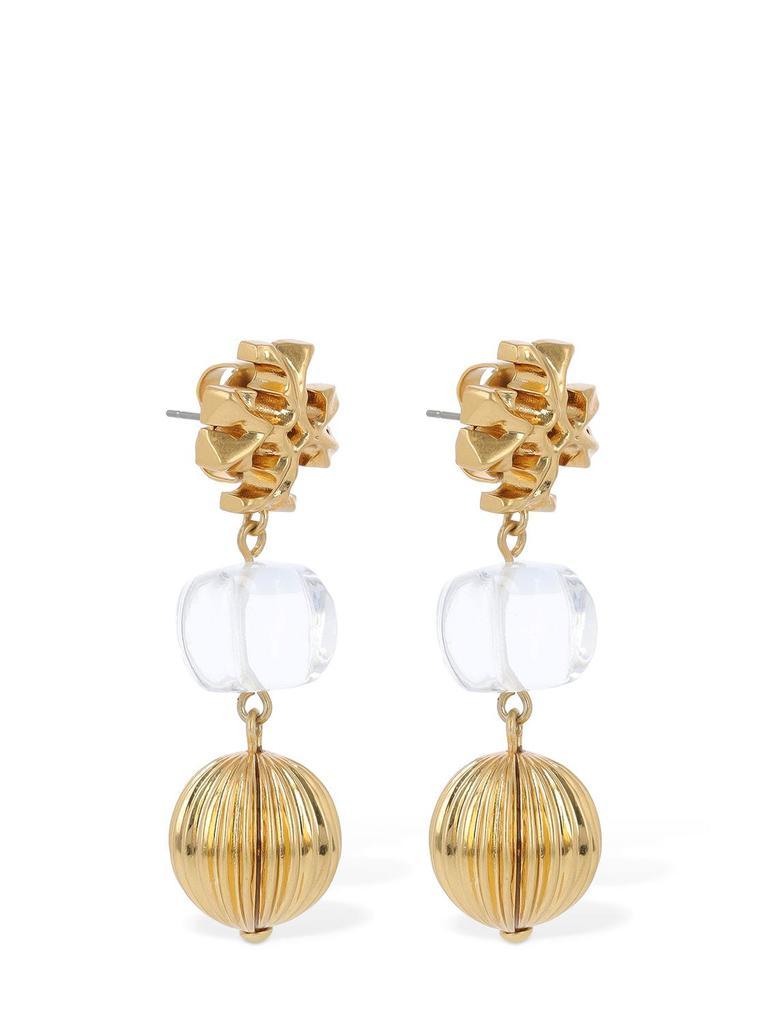 商品Tory Burch|Roxanne Double Drop Earrings,价格¥1309,第4张图片详细描述