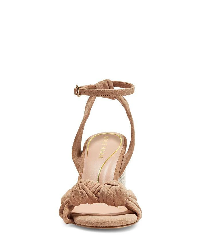 商品Cole Haan|Women's Kaycee Knotted Ankle Strap High Heel Sandals,价格¥718,第4张图片详细描述